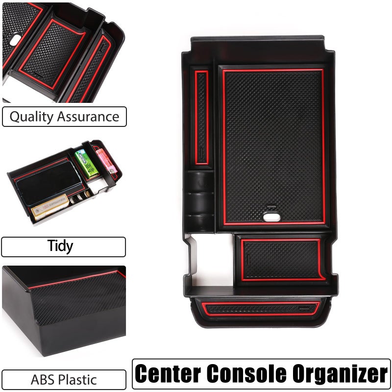 LLKUANG Center Console Organizer Tray Compatible with 2019 2020 2021 2022 2023 2024 Mazda CX-30 CX30 Car Accessories,Car Armrest Secondary Storage Box - Image 3